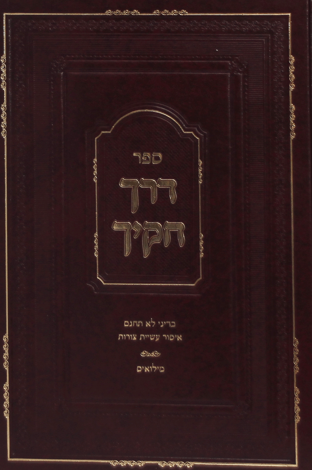 דרך חוקיך